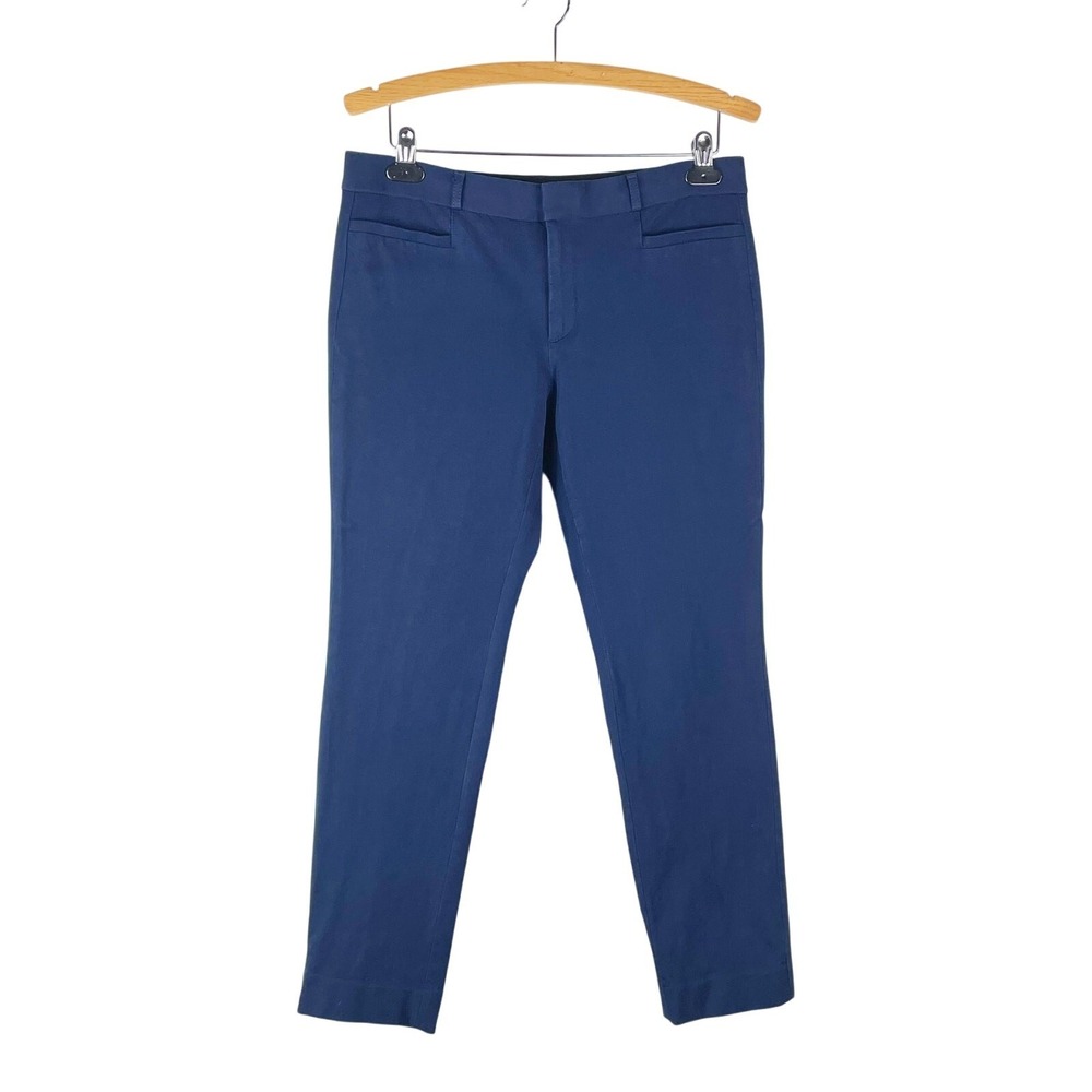 Banana Republic Women's Sloan Career Pants Navy Blue Size 6 Office Work GUC